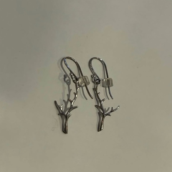 Sterling Silver Branch Earrings - Picture 1 of 2